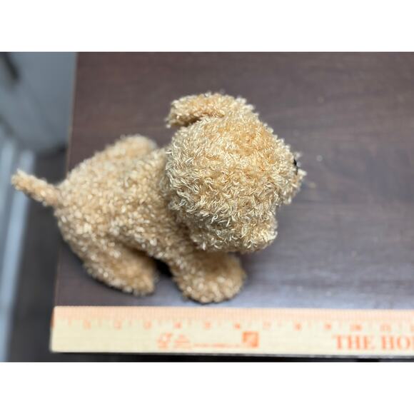 Pet Puppy Dog Plush Brown Stuffed Animal 7" Soft Toy Xin Dan Poodle Labradoodle - Picture 5 of 5